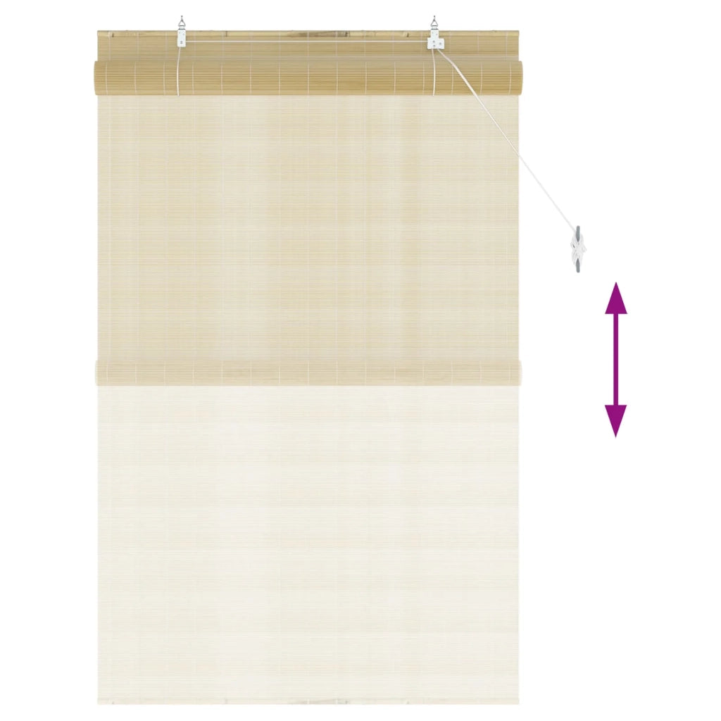 Tenda a rullo Naturale 110 x 160 cm Bambù 42039690