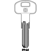 CHIAVE PUNZONATA SECUREMME SCM5R SILCA - OTTONE NICHELATO- 5 pezzi