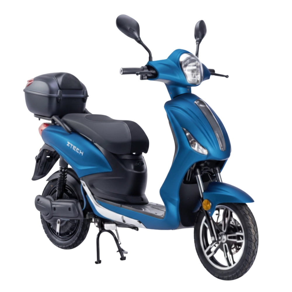 Bicicletta Elettrica Scooter Z-TECH ZT-09-TA NEW 250W 12 Ah 48V Batteria Piombo-Blu Matt