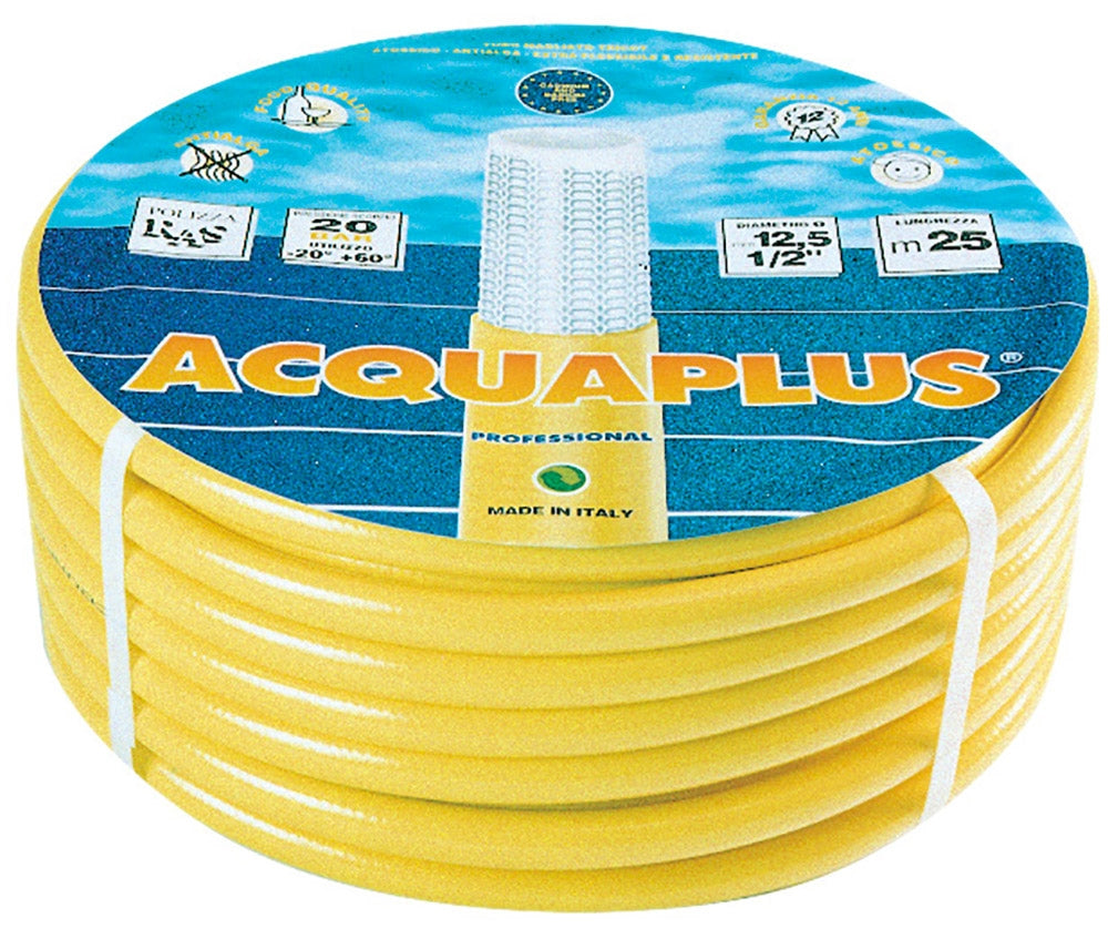 Tubo Magliato Pompa dell'Acqua da Giardino 25 Metri Bauer Acqua Plus