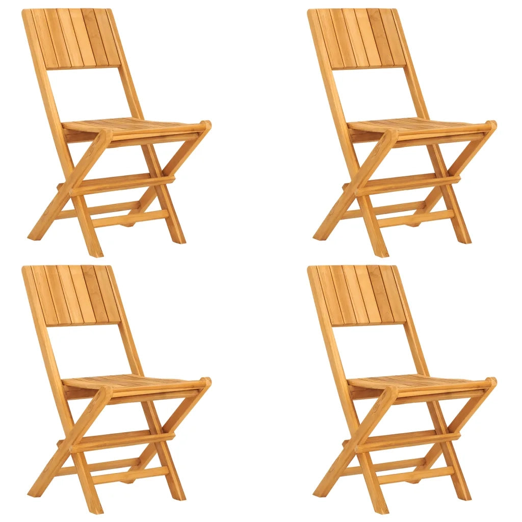 Set da Pranzo per Giardino 5 pz in Legno Massello di Teak 3155029