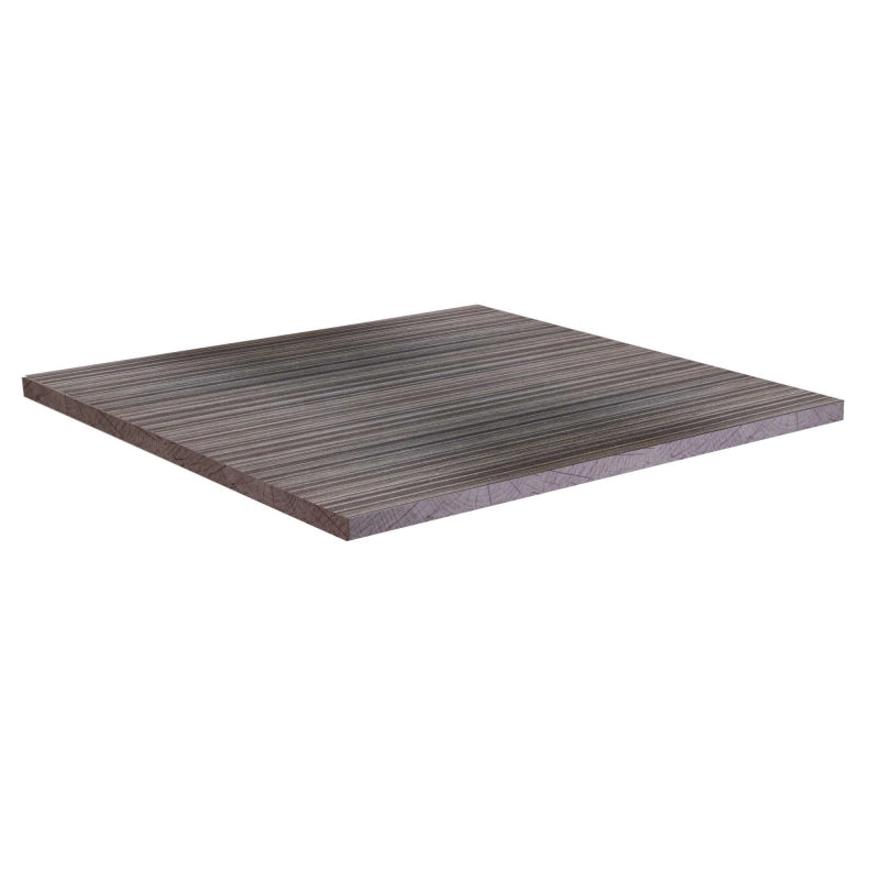 Top tavolo nobilitato noce moderno quadro cm 80x1,8x80