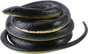 Serpentino in gomma da 130 cm - Realistico e morbido - Accessori per giardino - Giocattolo divertente