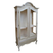 Vetrina sagomata cappello gendarme grezza legno 104x45x196 (3065) - Mobili 2G