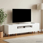 Mobile TV LED Bianco Legno ingegnerizzato 896245