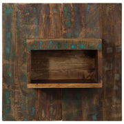 Comodino Multicolore 50x27x50 cm in Legno Massello Recupero 4017525