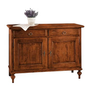 Madia credenza legno arte povera tinta noce 137x50x98 (516) - Mobili 2G