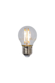 Lampadina LED sferica trasparente E27 4W 360 lm Lucide