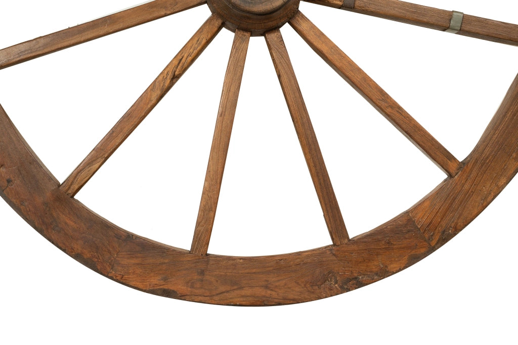 Biscottini RUOTA CARRO ANTICA RESTAURATA L159XPR30XH159 molto robusta Offerta Speciale