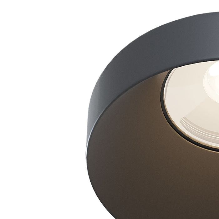 Faretto da incasso Downlight in Alluminio Kappell Nero