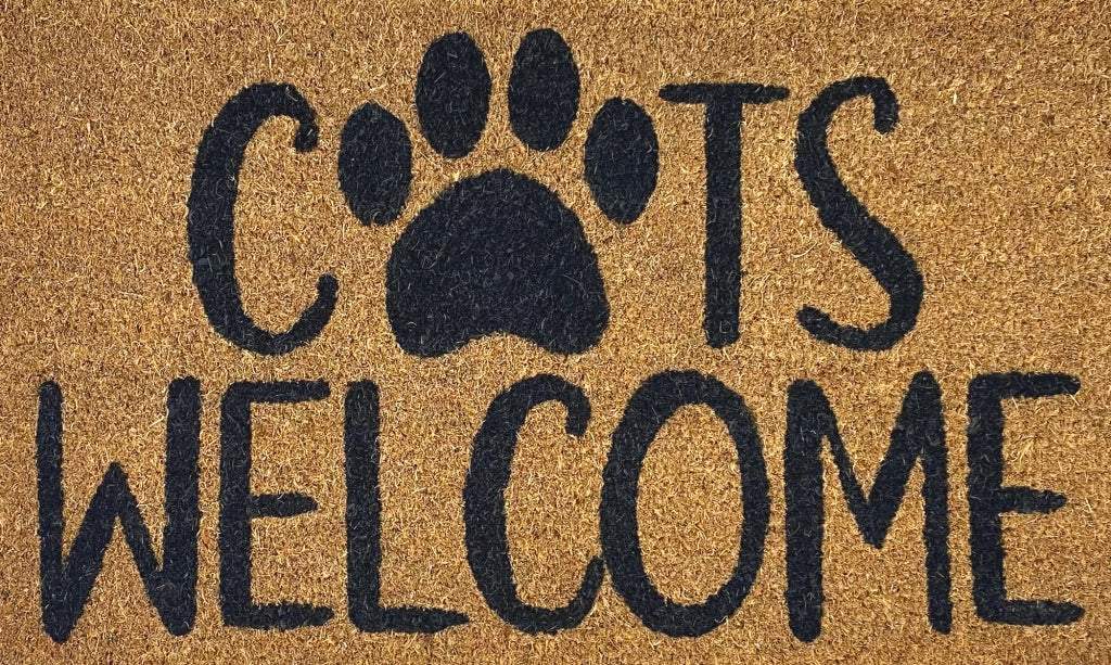 Zerbino Ingresso Casa In Fibra Di Cocco Con Base In Pvc  Cat