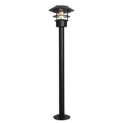 Paletto luce da giardino nero E27 60W Helsingor Elstead