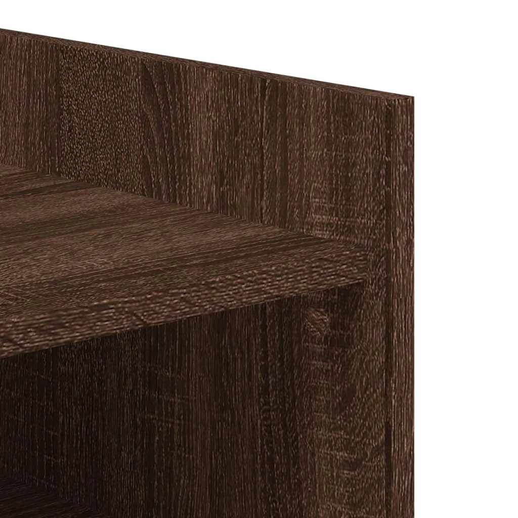 Scarpiera mobiletto portascarpe mobile ingresso/corridoio/soggiorno 52 x 37,5 x 100 cm marrone 02_0021629