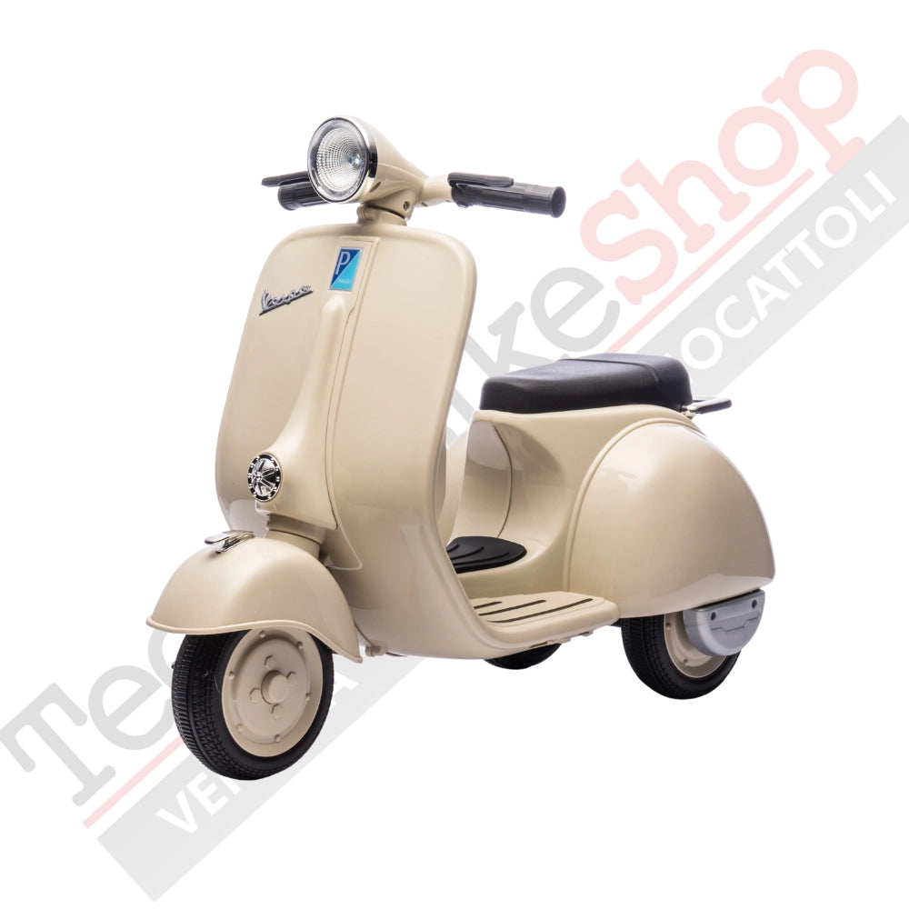 Vespa Sidecar Small Special 6V per Bambini con Licenza Ufficiale Piaggio-Avorio