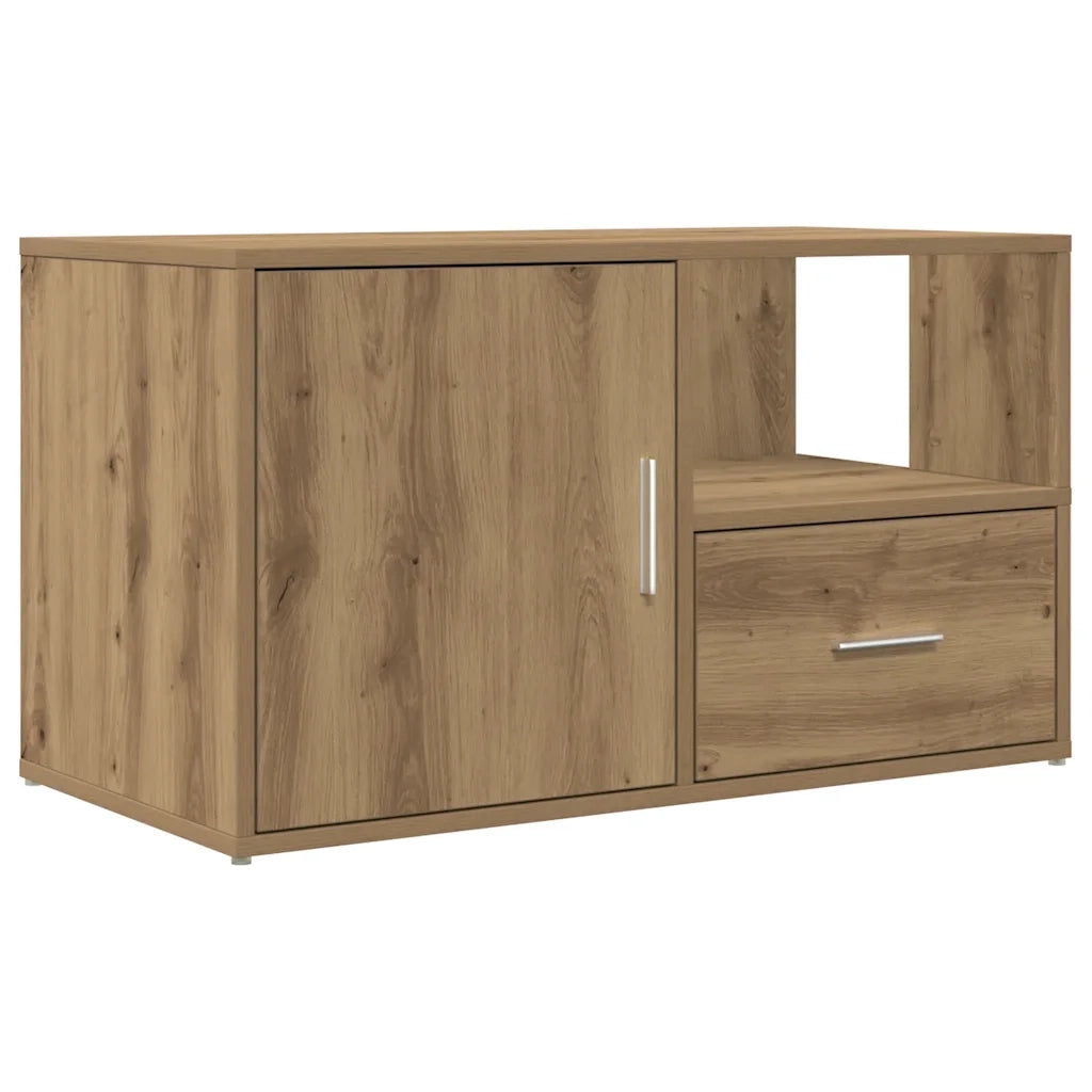 vidaXL Mobile Angolare Rovere Artigianale 200x40x45 cm in Truciolato