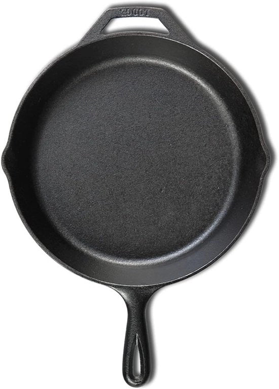 Piastra in ghisa Ø 30 cm con maniglione - Padella rotonda per ogni cucina