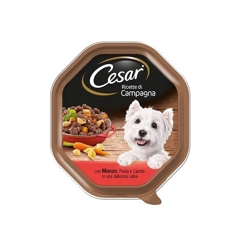 CESAR VASCHETTA CON MANZO PASTA E CAROTE IN SALSA DELIZIOSA 150 GR RICETTE DI CAMPAGNA