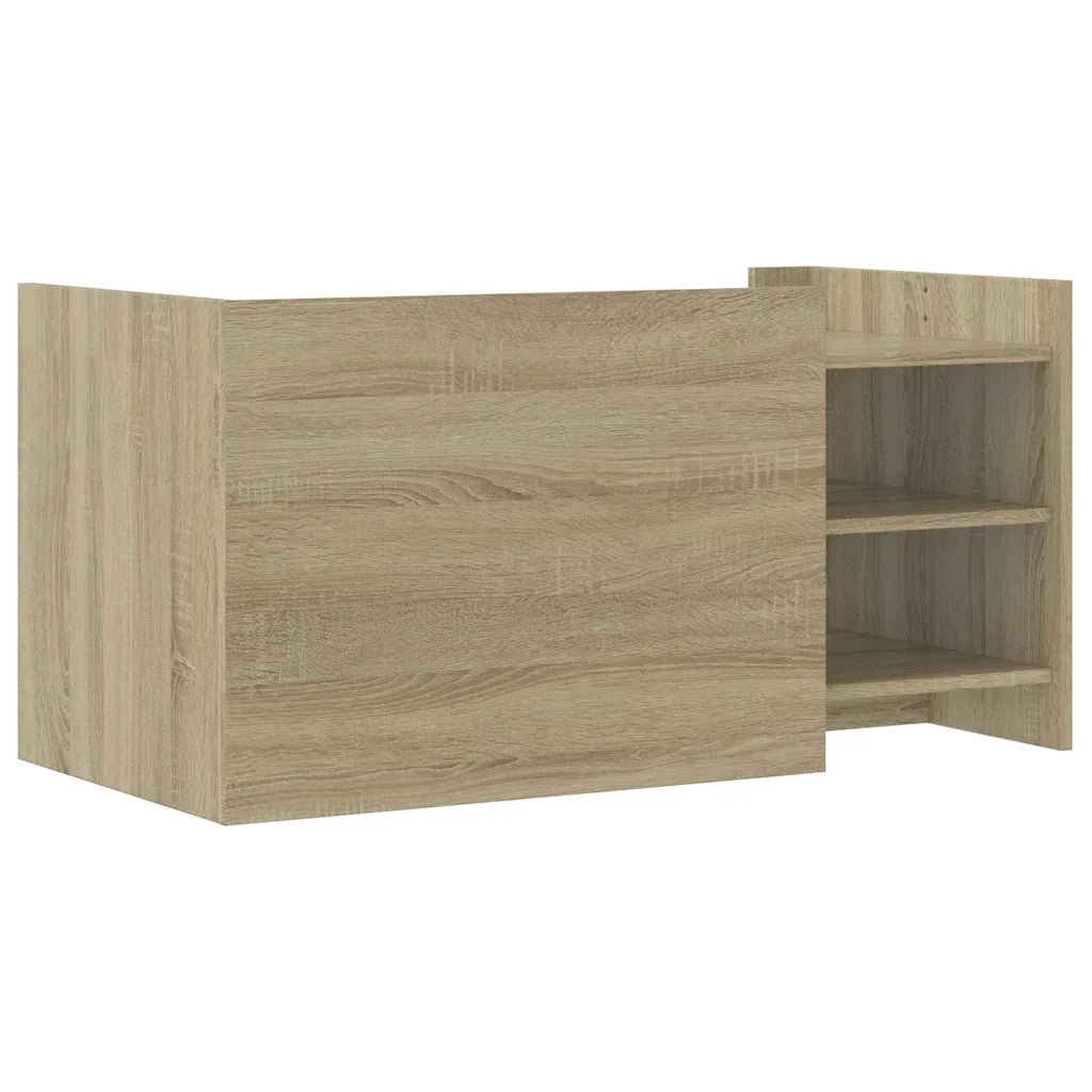 vidaXL Tavolino Salotto Rovere Sonoma 100x50x50cm in Legno Multistrato
