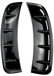 Ventiatore di ventilazione - Bordo di supporto - Pneumatico di rullaggio - Anteriore - ABS - Nero lucido/Disegno a carbonio - Compatibile con Mercedes-Benz A-Klasse W177