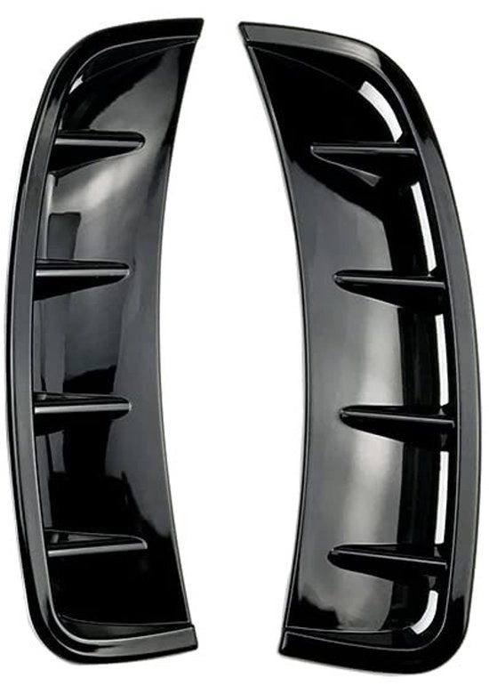 Ventiatore di ventilazione - Bordo di supporto - Pneumatico di rullaggio - Anteriore - ABS - Nero lucido/Disegno a carbonio - Compatibile con Mercedes-Benz A-Klasse W177