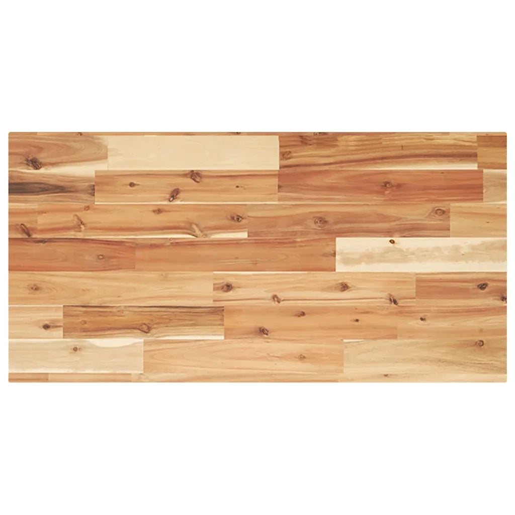 vidaXL Piano Tavolo Rettangolare 80x40x2cm in Legno Massello di Acacia