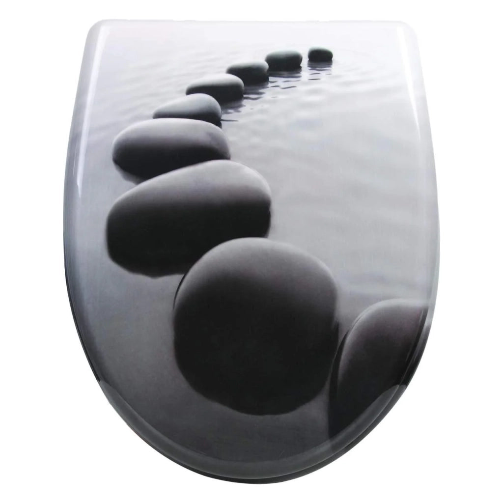 Sedile WC in pietra nera Duroplast 19_0000737