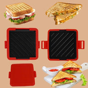 Multifunzionale mini-toaster a microonde per panini, 
Toaster a microonde multifunzionale, 
Mini-toaster multifunzionale, 
Facile da pulire e da riporre, 
Ideale per la preparazione del pasto, panini al forno e snack.