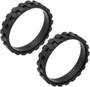 Sostituti di Ricambio - 2PCS Coprimozzi in Gomma - Compatibili con Roomba 500/600/700/800/900 - Facile da Installare - Buona Presa - Stuzzicadenti per Stufa Robotica