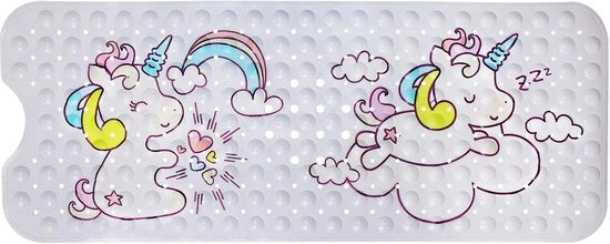 Matte da bagno con antiscivolo e 200 forti ganci di fissaggio - 100 x 40 cm