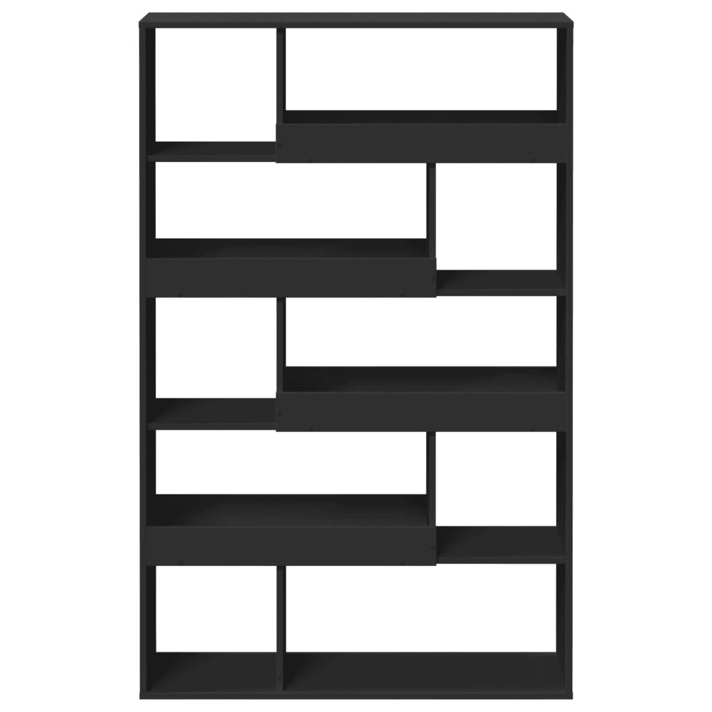 Libreria Nera 100x33x156,5 cm in Truciolato 3309340