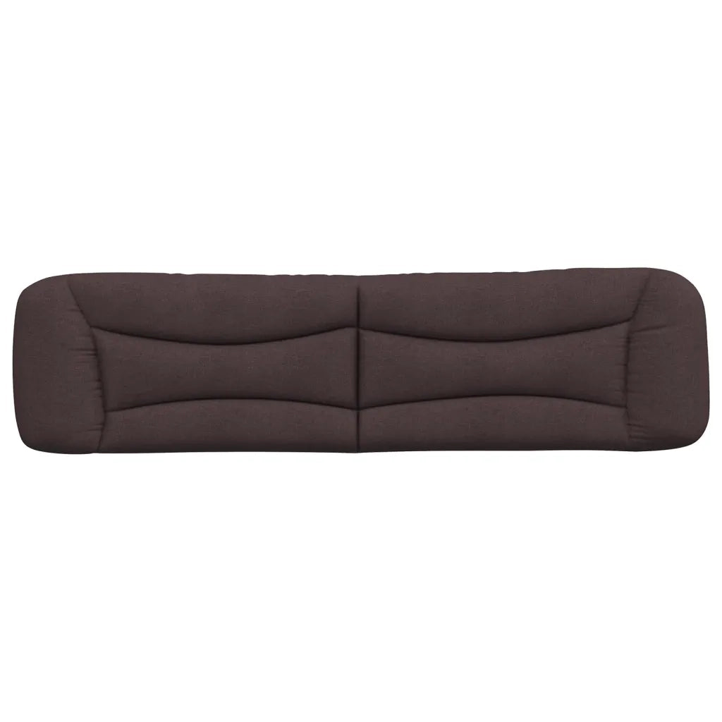Cuscino Testiera Hvar Marrone Scuro 200 cm in Tessuto CFW5075977
