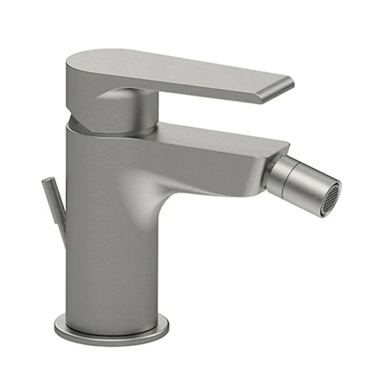 Set miscelatori lavabo alto e bidet spazzolato Mariani serie Artic