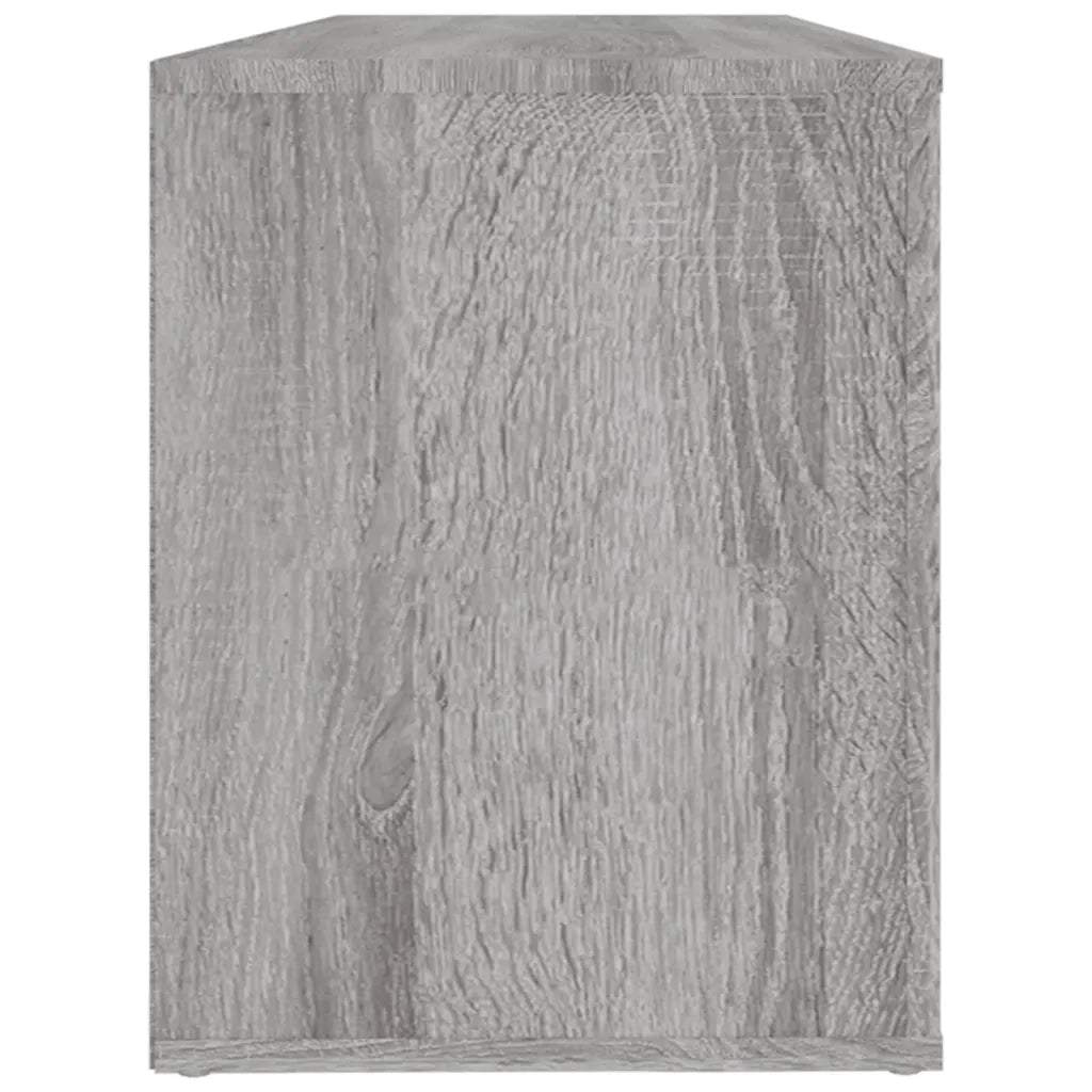 Scarpiera Grigio Sonoma 100x35x45 cm in Legno Multistrato 816926