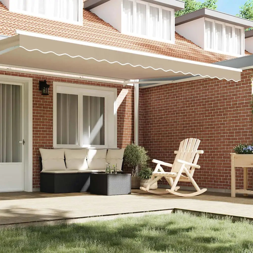 Tenda a Braccio Beige 430 x 20 cm Tela 42000761