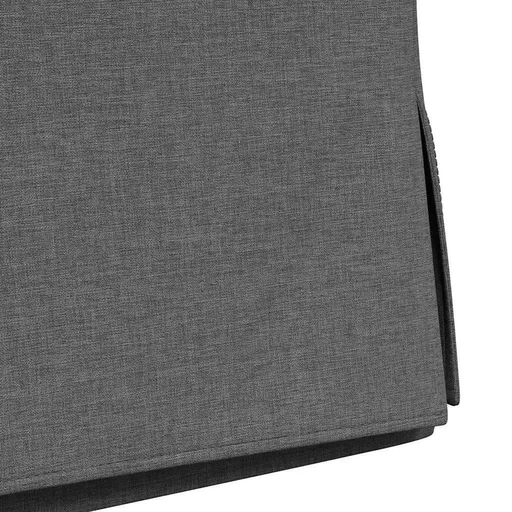 Sedie da pranzo 2 pcs Grigio scuro 57 x 67 x 98 cm Tessuto