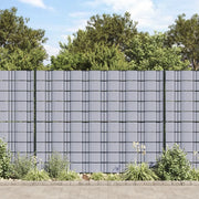 Recinzione Frangivento da Giardino PVC 70x0,19 m Grigio Chiaro 41619
