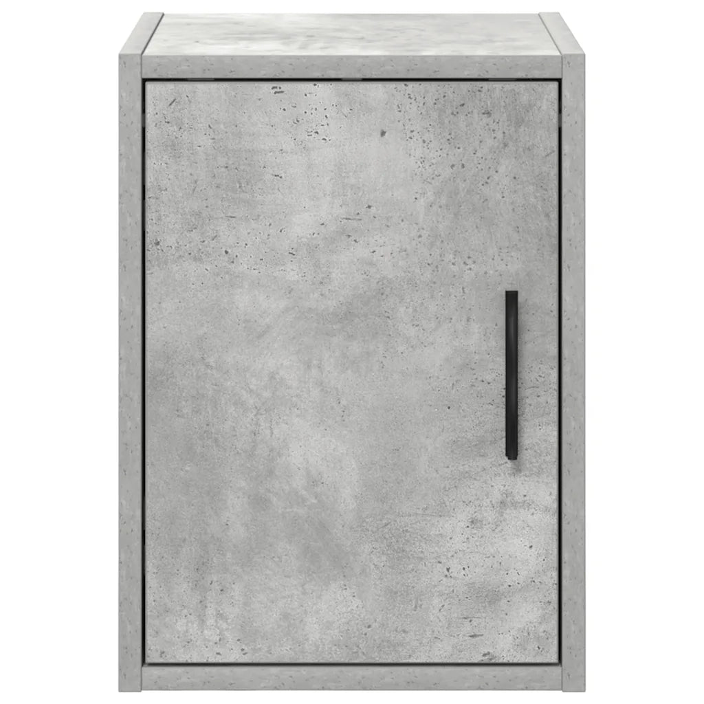 vidaXL Pensili per Garage 2 pz Grigio Cemento in Legno Multistrato