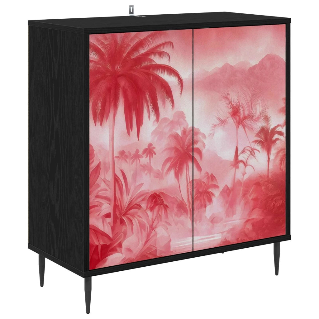 Credenza AACHEN Rovere Nero 69 x 33 x 76 cm 8006946