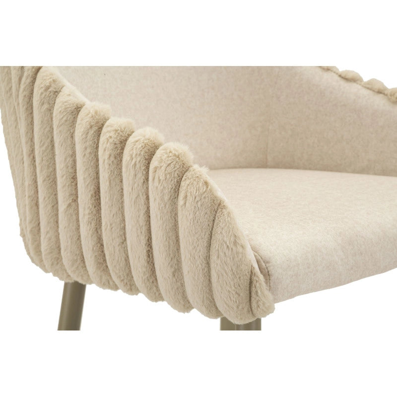 Sgabello Bar Alaska -a- Crema Set 2 Pz cm 52x46x111 (altezza Seduta cm 78)