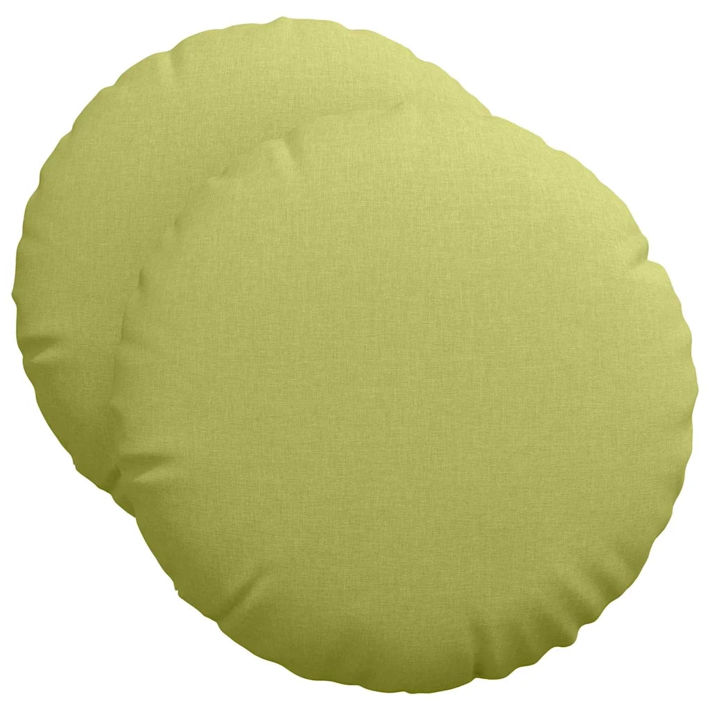 Cuscini per Seduta 2 pz | Cuscini per sedie Verde chiaro ?50 x 19 cm Tessuto