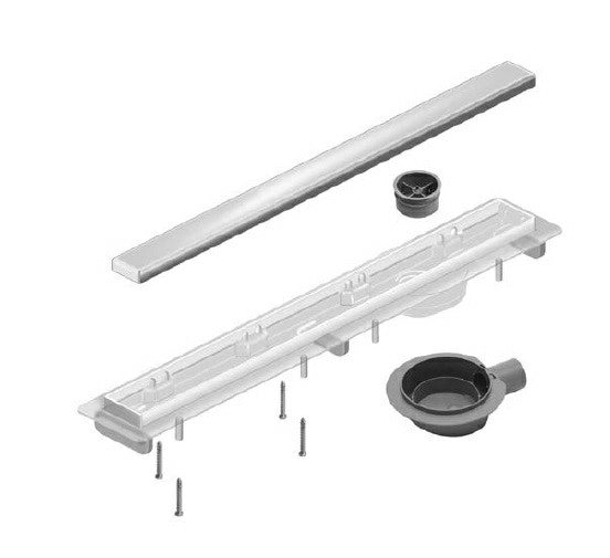 PILETTA MODULAR IN-TILE 4X90 + KIT IMPERMEAB. - FERPLAST SRL