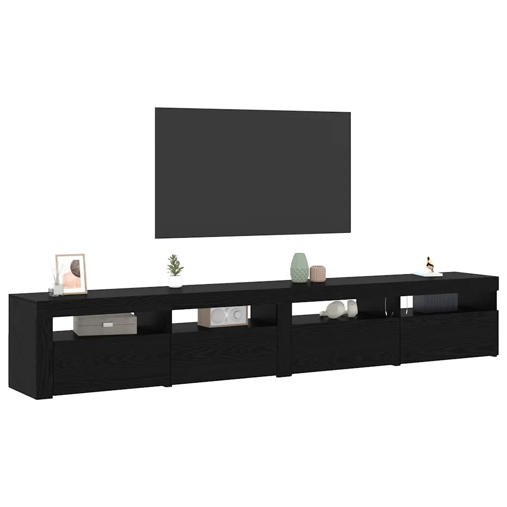 Set mobile TV 3 pcs Rovere Nero 240 x 35 x 40 cm 3332522