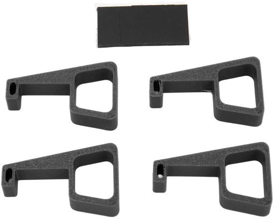 Sostegno orizzontale per console - Braccio di elevazione per console con guaina antiscivolo in silicone - Nero.