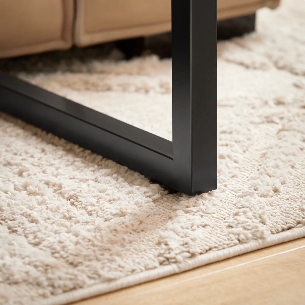 Tavolino Consolle Tavolino da Divano Supporto Tavolino Forma-C Naturale FBT44-N
