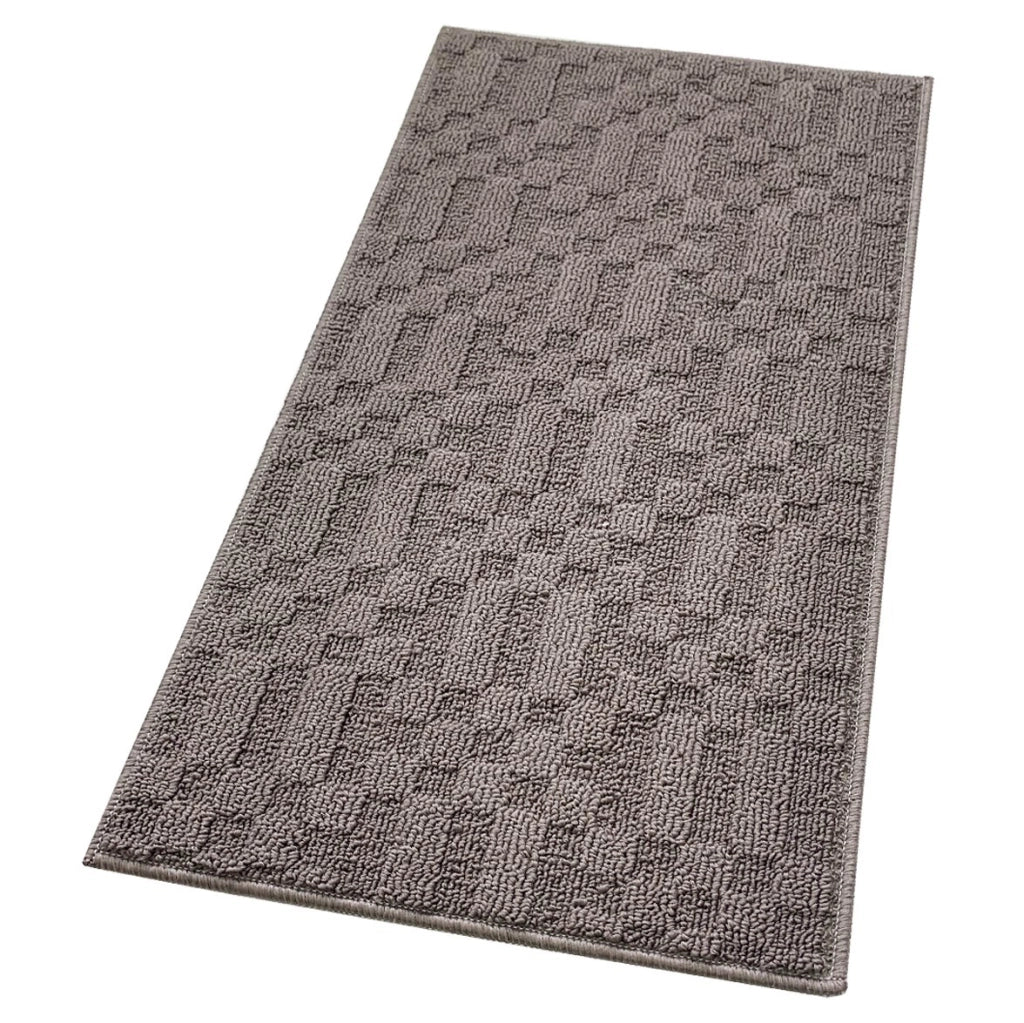 Tappeto Bagno 3D Morbido Assorbente Antiscivolo Lavabile Scendiletto Camera 45x75 Cm Marrone