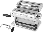 Fabbricatore di Pasta Manuale Deluxe con Piumino 180 mm Acciaio Inox