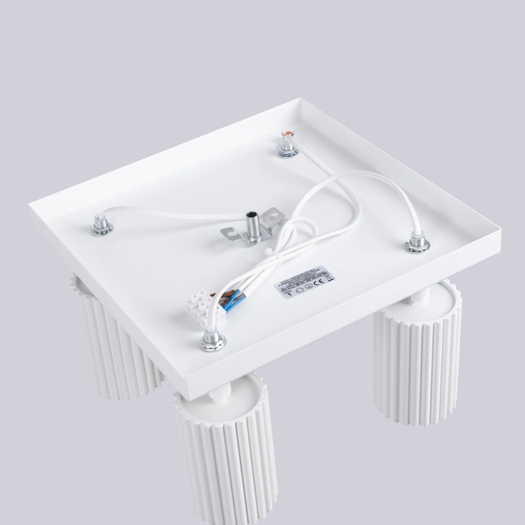 Plafoniera quadrata bianca 25cm 4xGU10 GRAVIO Pure Lume