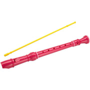Trade Shop - Flauto Dolce Soprano Diteggiatura Barocca Scuola Media Rosa Strumento Musicale -
