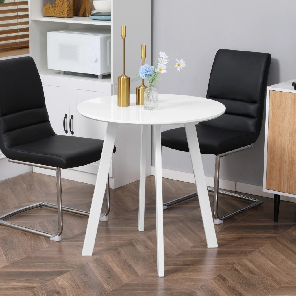 Tavolo da pranzo per 2 persone ¨C zephmum ¨C bianco 72x72x75 cm