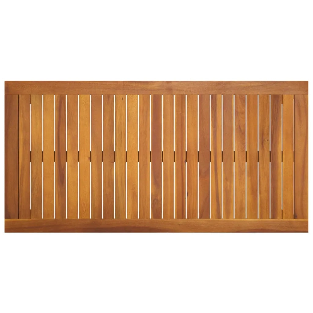 Set da Pranzo da Giardino 3pz | Set Salotto da Giardino con Cuscini Legno Massello Acacia